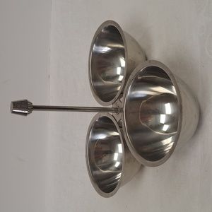Mid Century Modern 18/8 stainless steel condiment holder bt " Oneida"